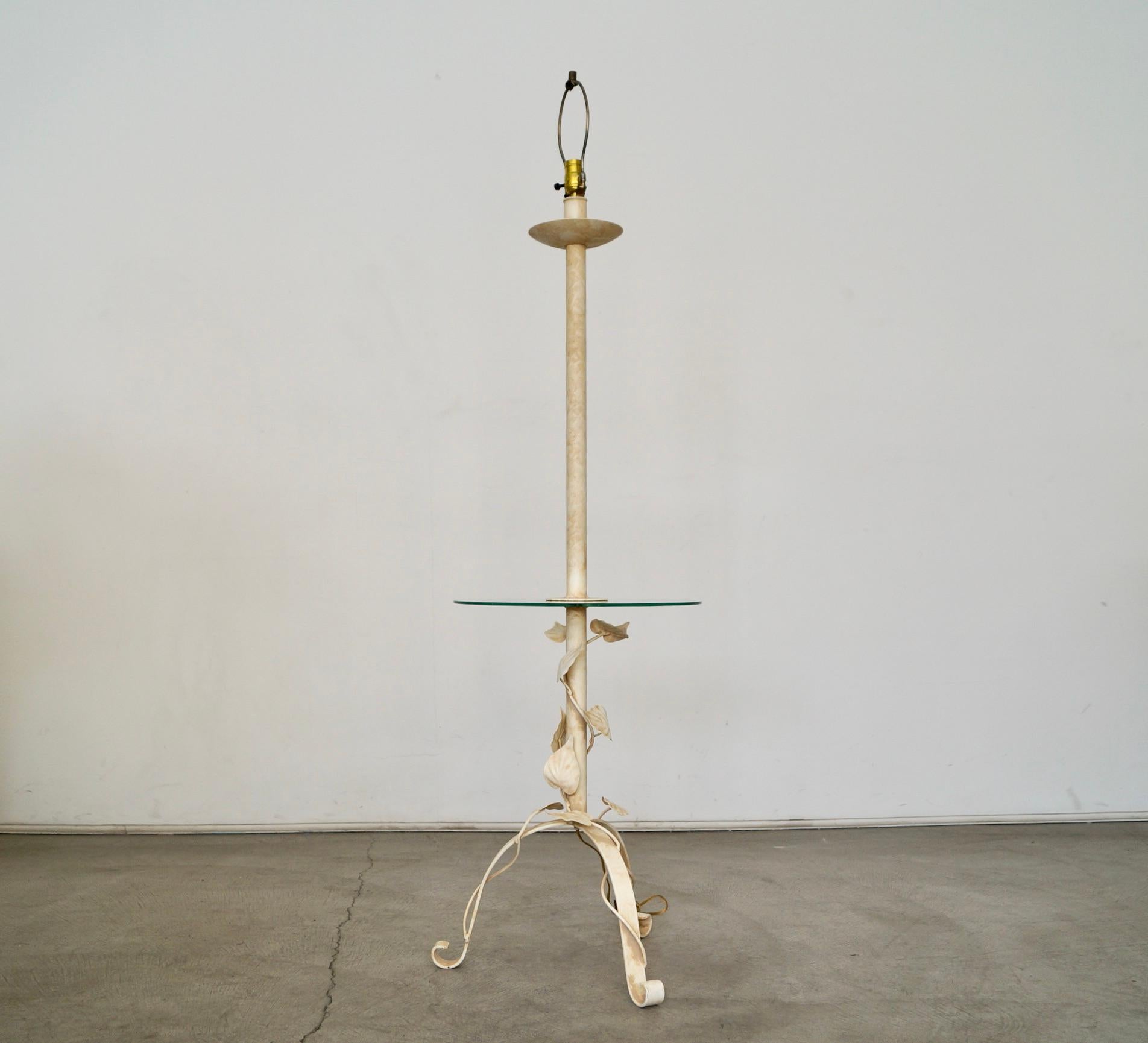 Lampadaire de table d'appoint sculptural Hollywood Regency des années 1970 en vente 3