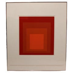 1970s "Homage to the Square: MMA-2" Screenprint by Josef Albers