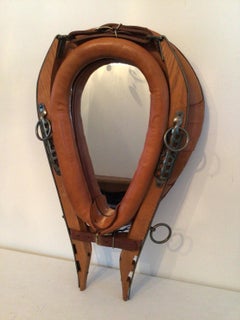 Miroir mural « Horse Collar » des années 1970
