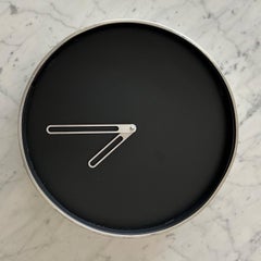 1970s Howard Miller vintage modern minimalist wall clock