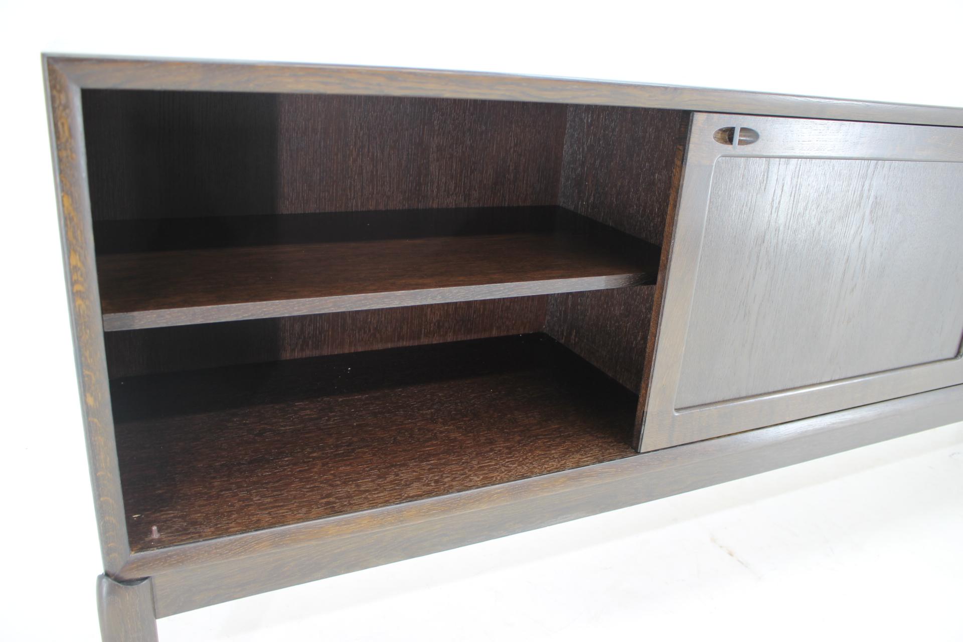 Late 20th Century 1970s H.W.Klein Stained Oak Sideboard for Bramin, Denmark  For Sale