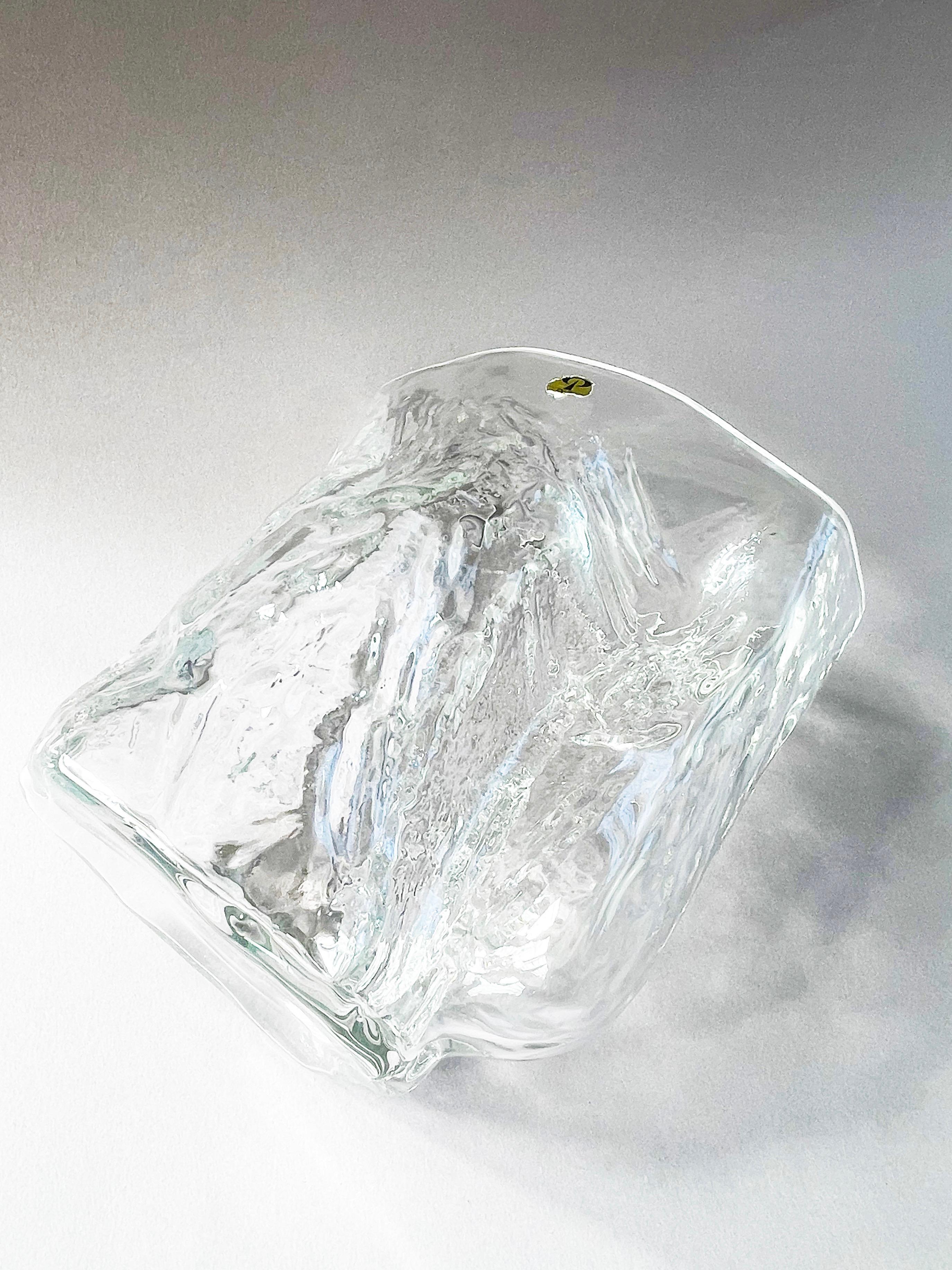 Français Pichet en verre à glace des années 1970, édition 