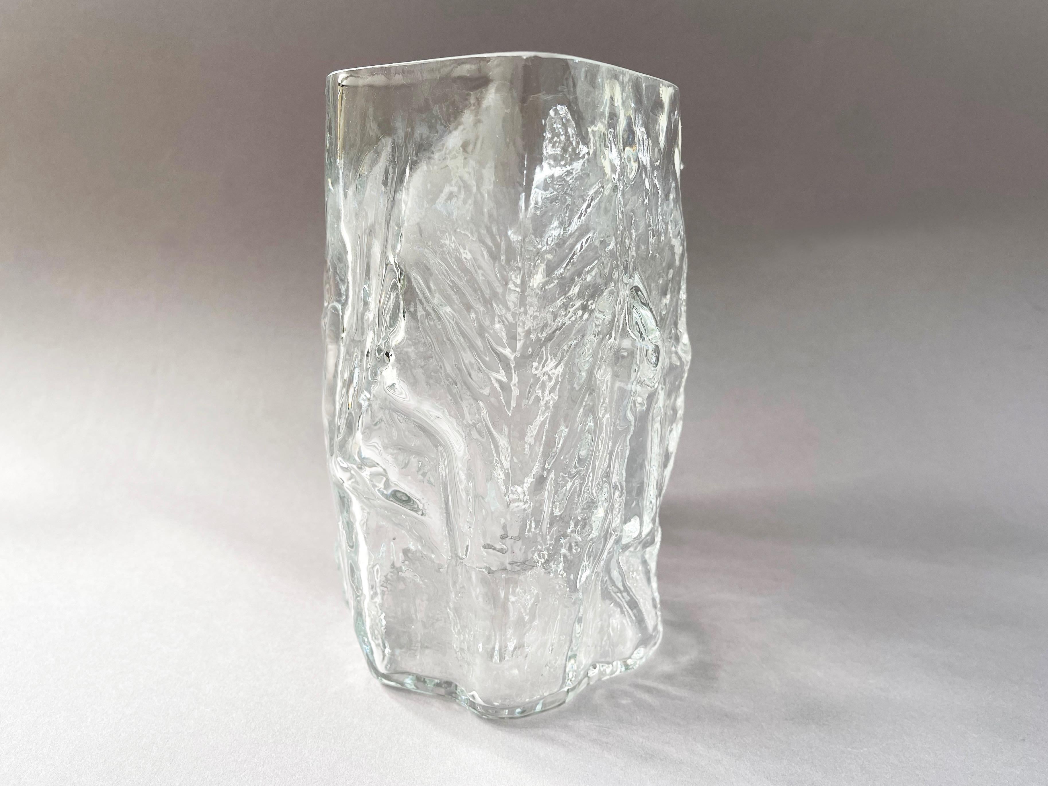 Pichet en verre à glace des années 1970, édition 