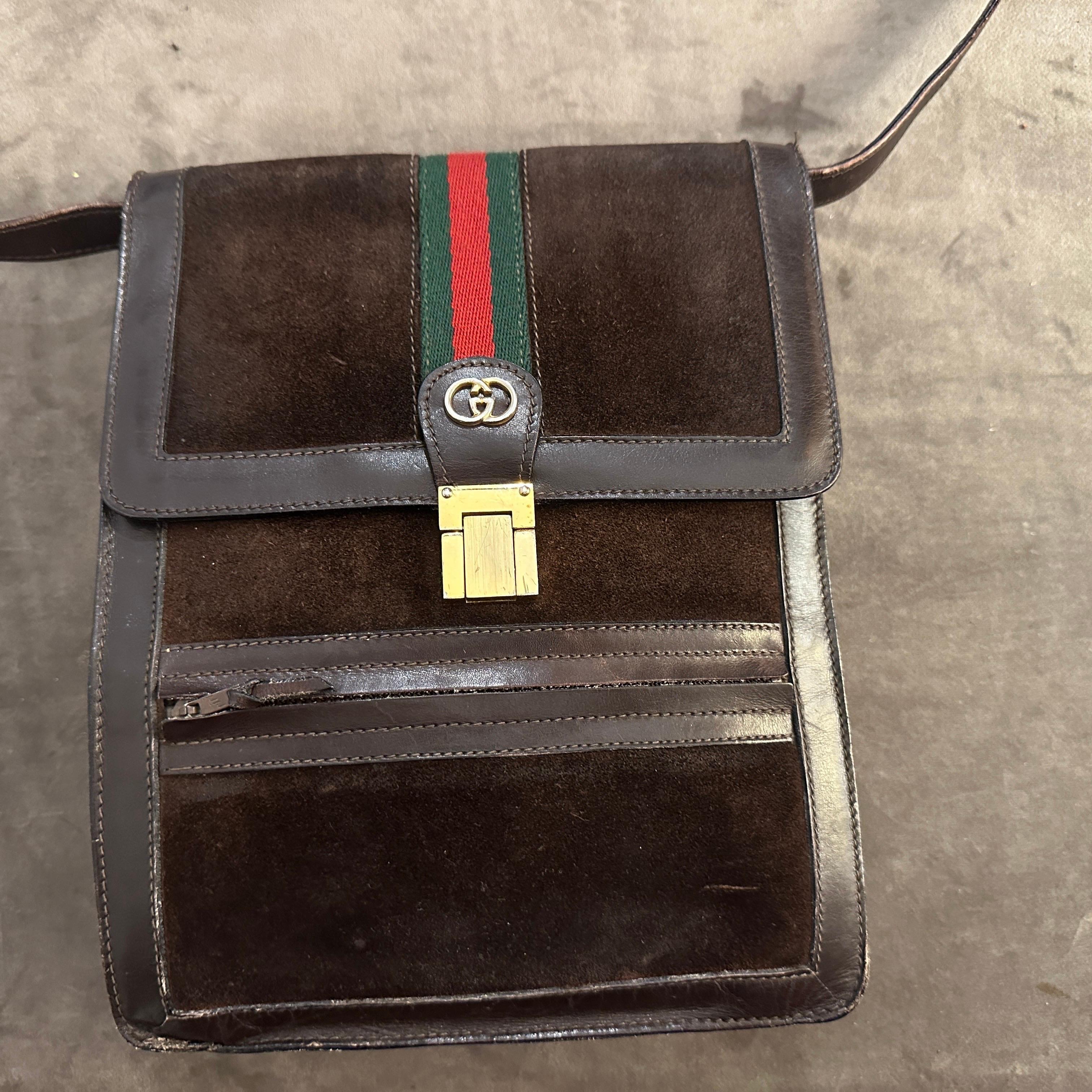 1970S Iconic Gucci Men's Bag In Good Condition For Sale In Aci Castello, IT