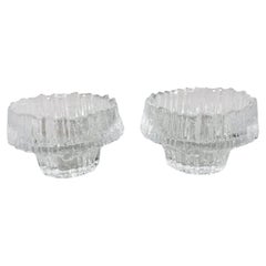 1970s Iittala Stellaria Portavelas Votivos Arte Vidrio Tapio Wirkkala Finlandia