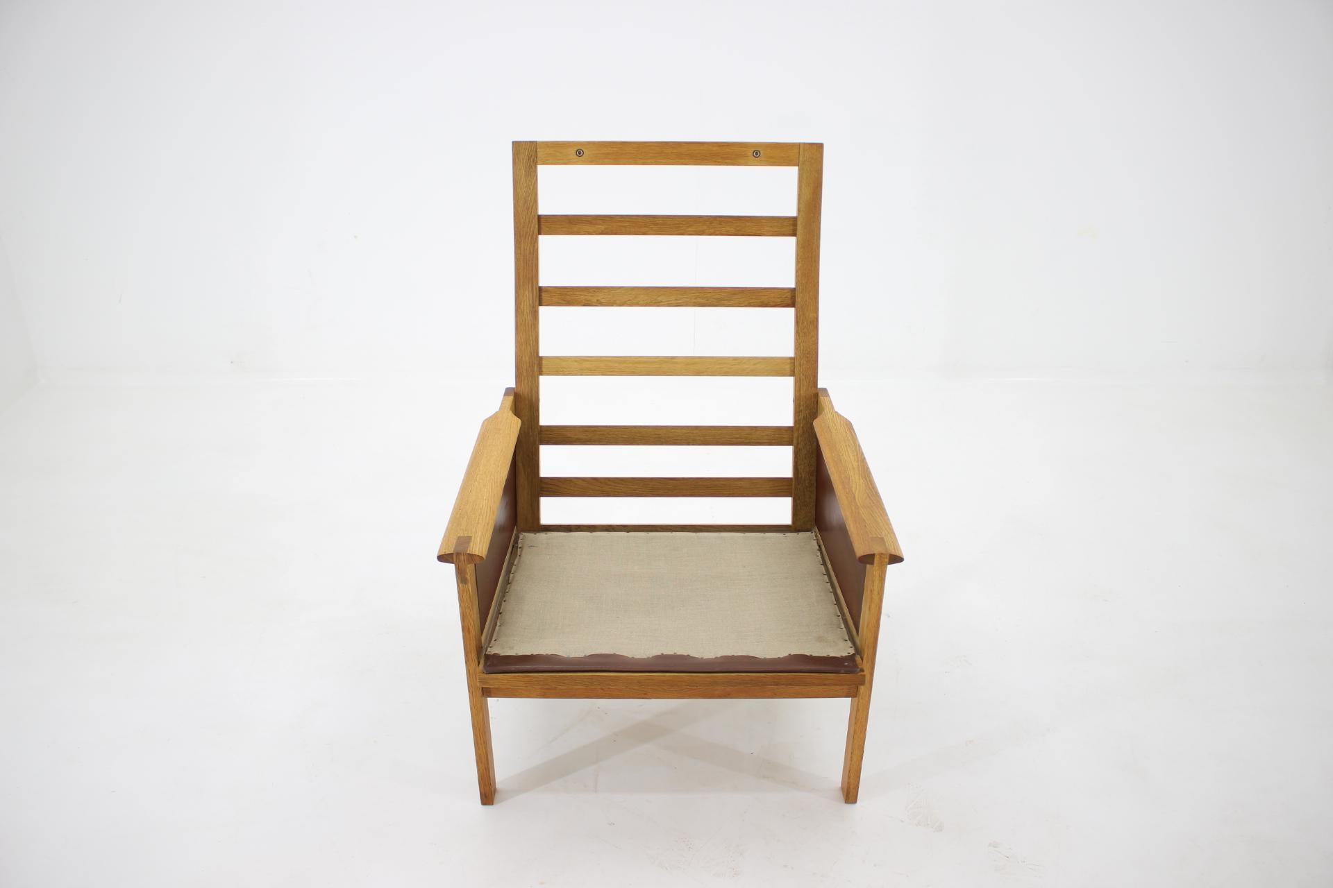 1970s Illum Wikkelsø Capella Leather High Back Lounge Chair for Eilersen 5
