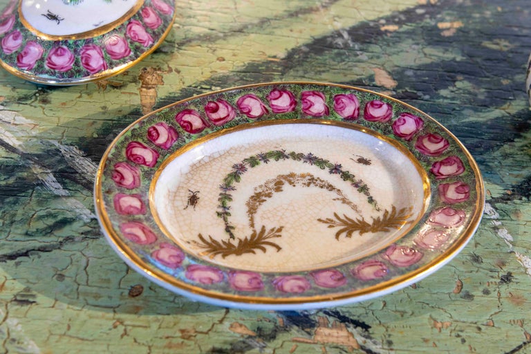 1970s Individual Hand Painted Porcelain Tureen with Inscription For