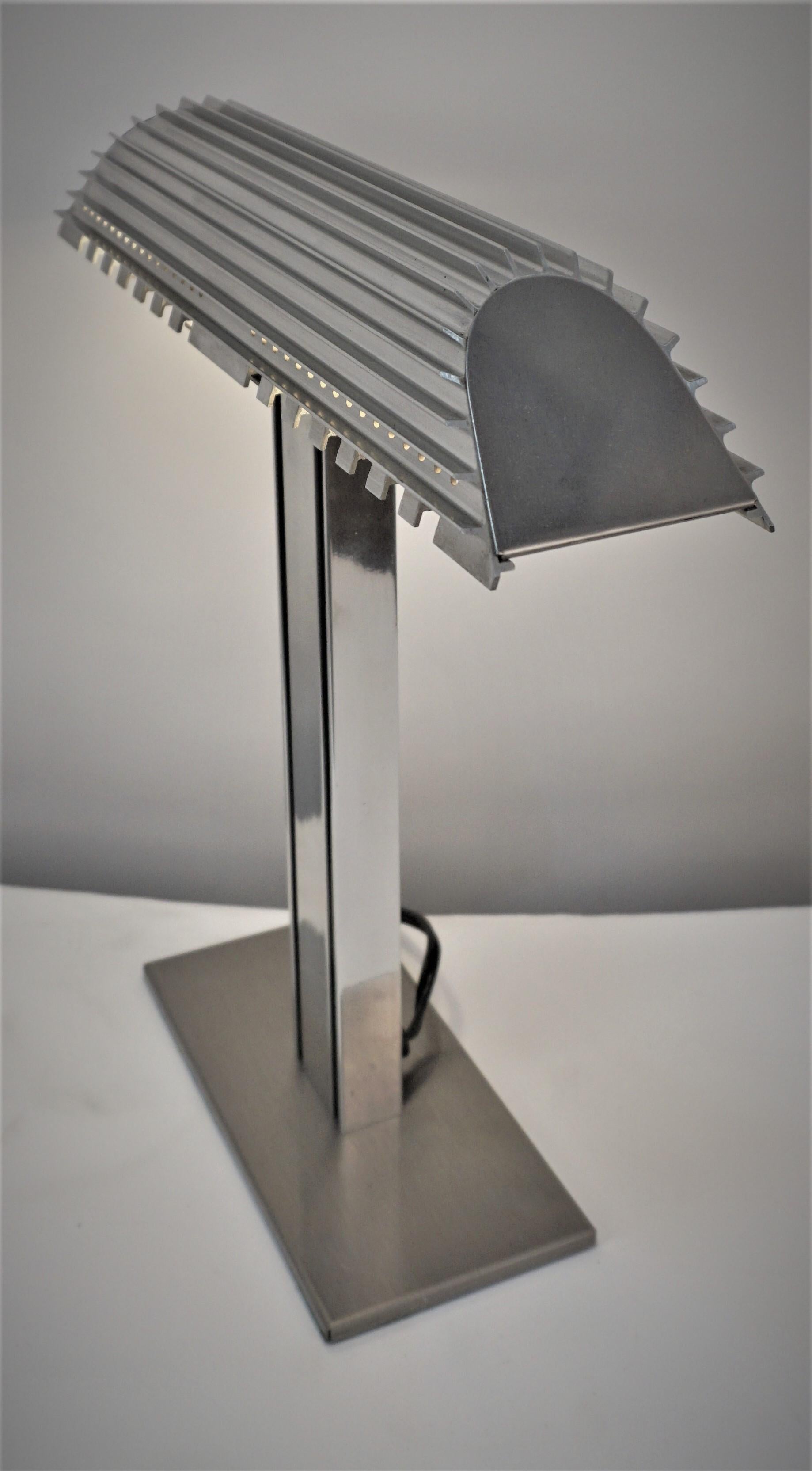 1970's Industrial Design Desk Lamp In Good Condition For Sale In Fairfax, VA