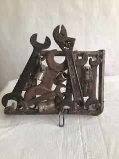 1970s Industrial Wrench Sculpture