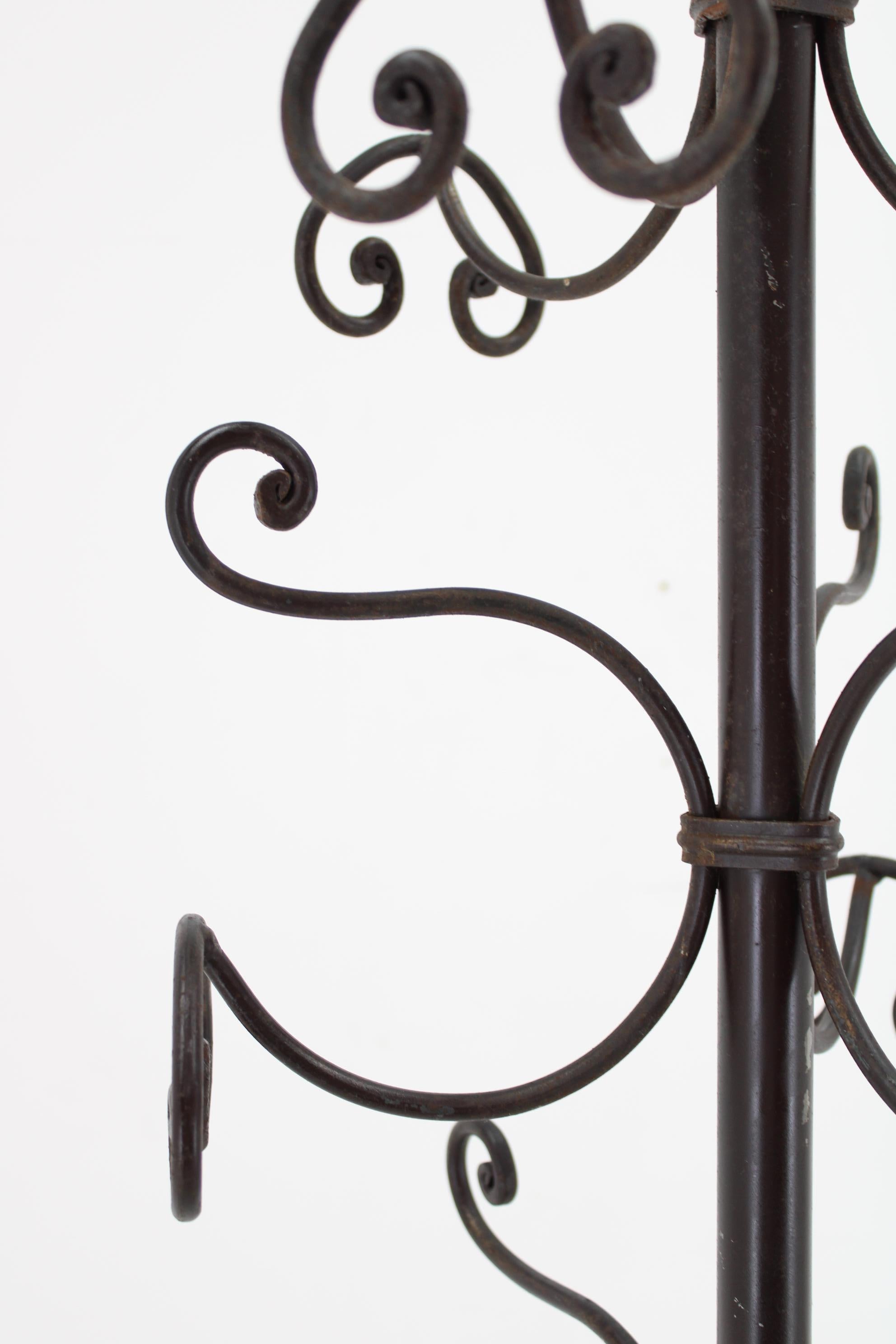 Late 20th Century 1970s Iron Coat Hanger, Italy For Sale