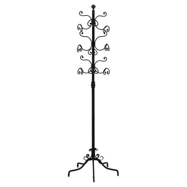 Euro Racking Dimensions Custom Rebar Coat Rack, Hand-Painted Iron, Contemporary Modern, USA For ...
