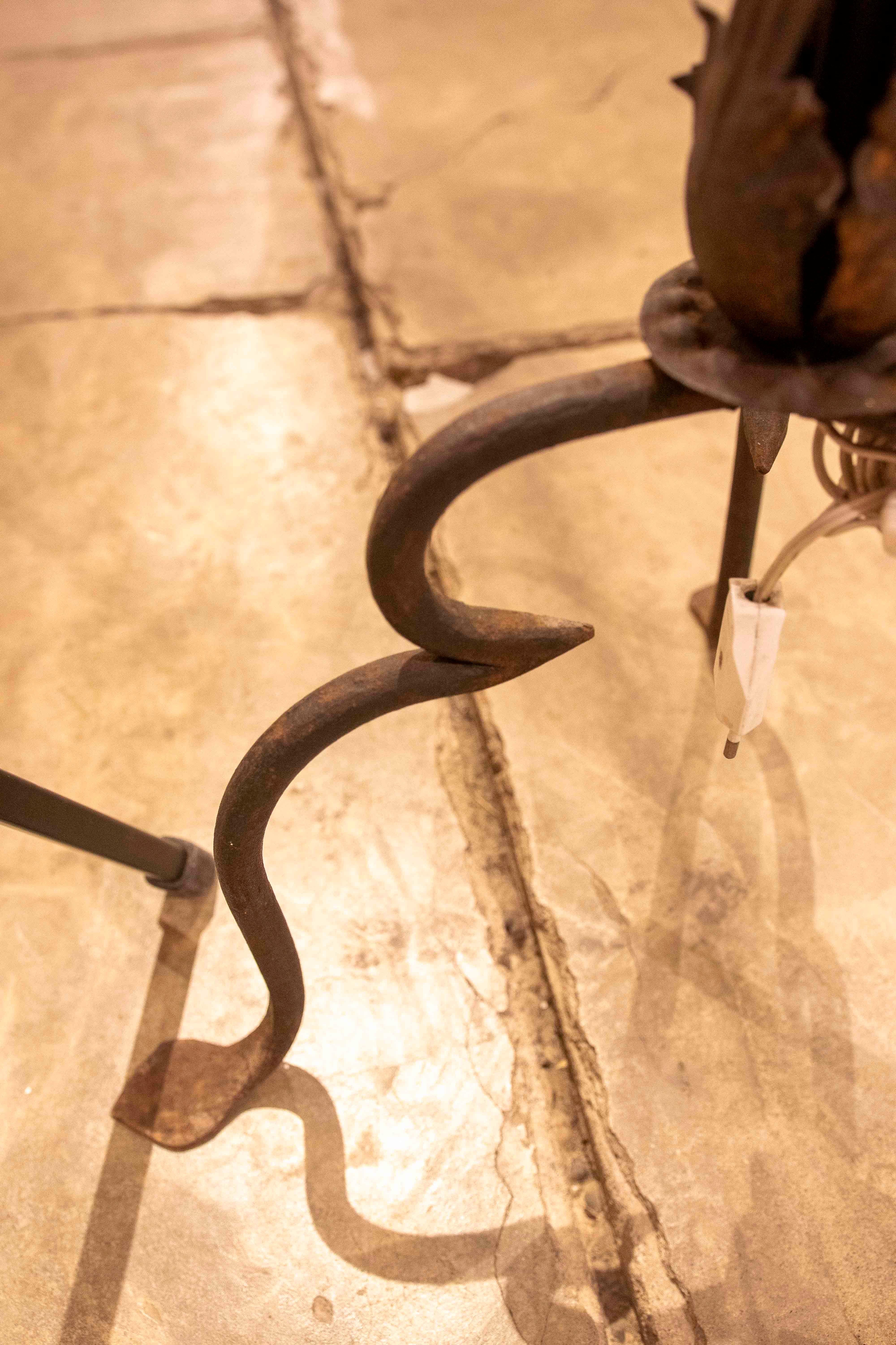 1970s Iron Floor Lamp For Sale 6