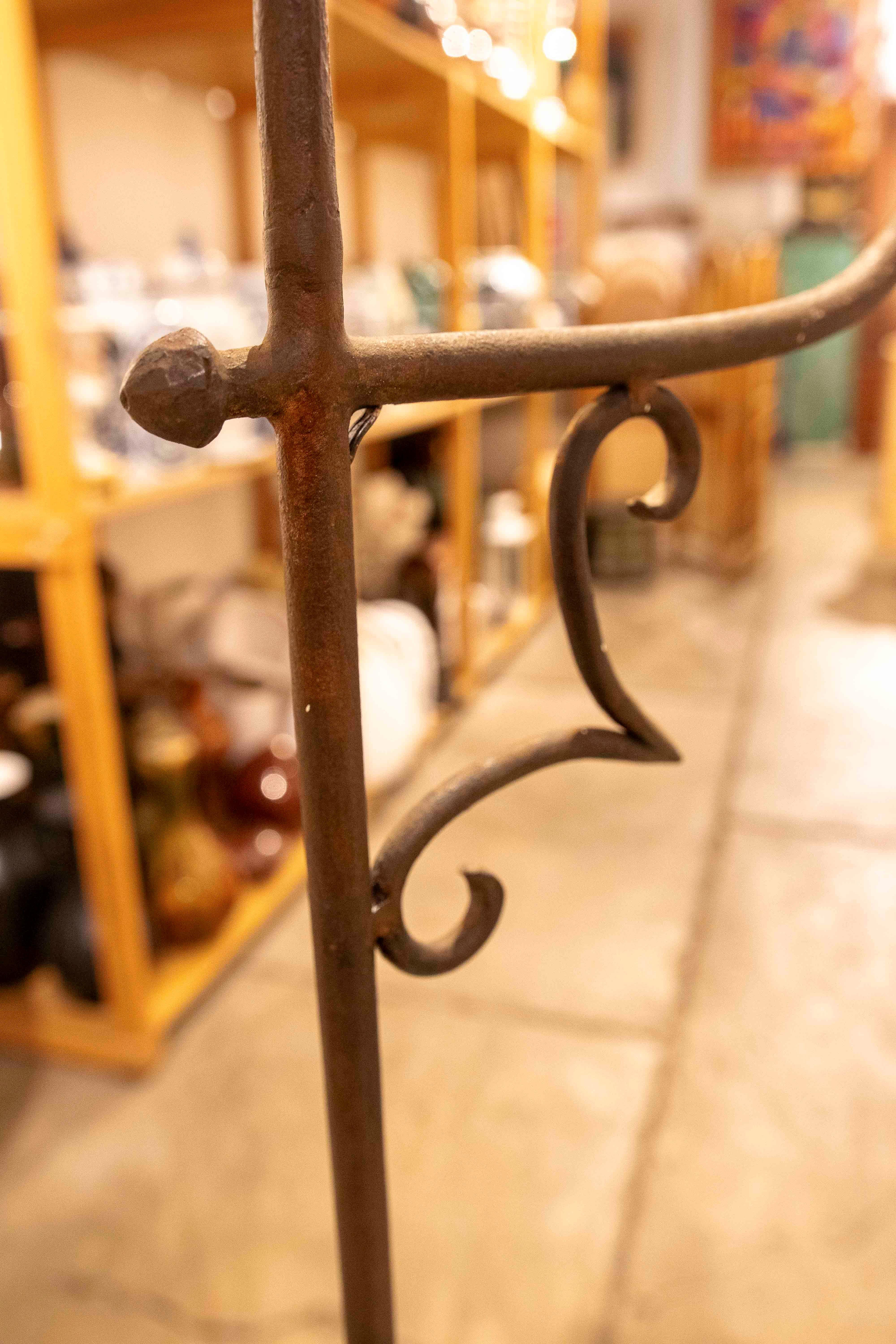 1970s Iron Floor Lamp For Sale 7