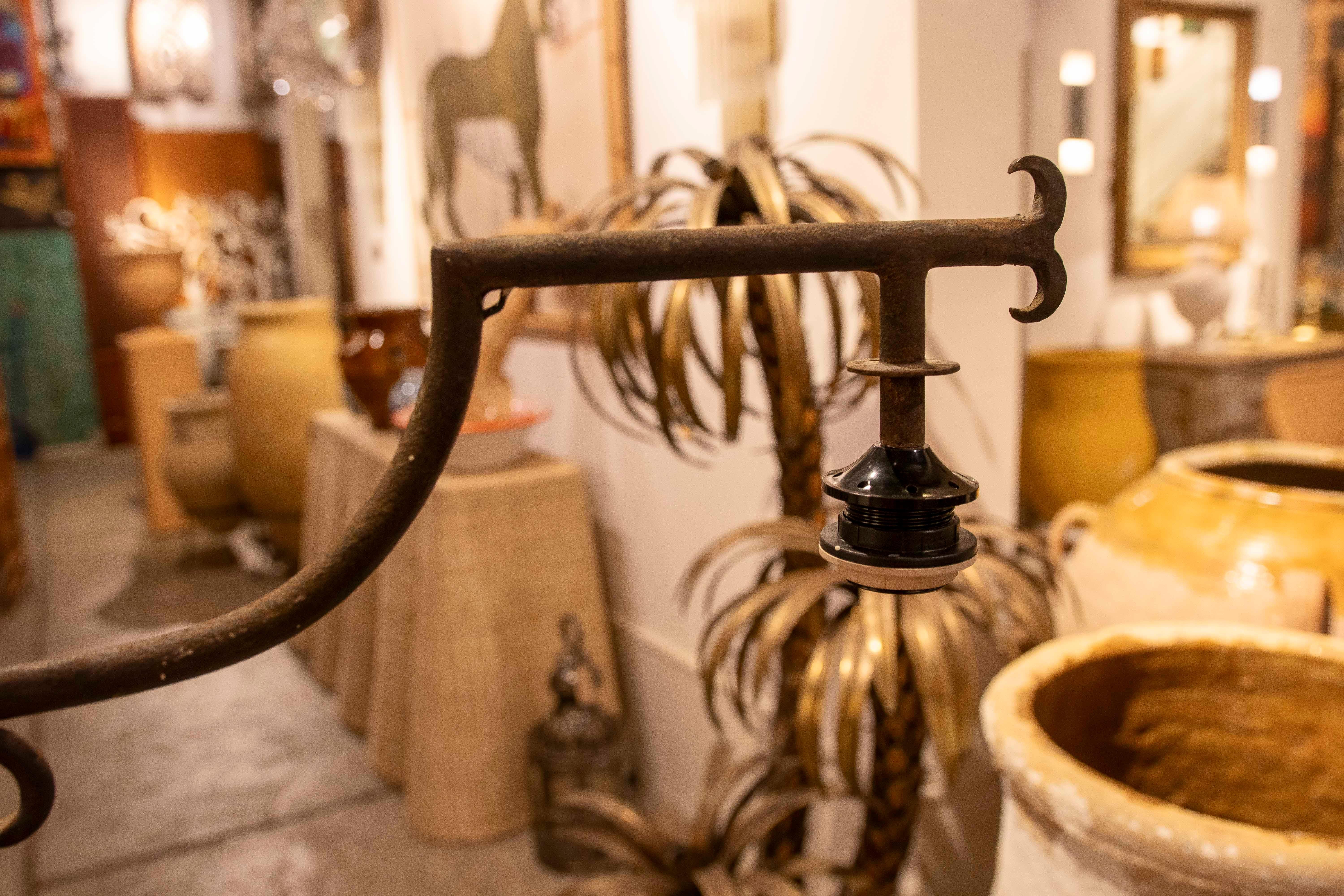 1970s Iron Floor Lamp 