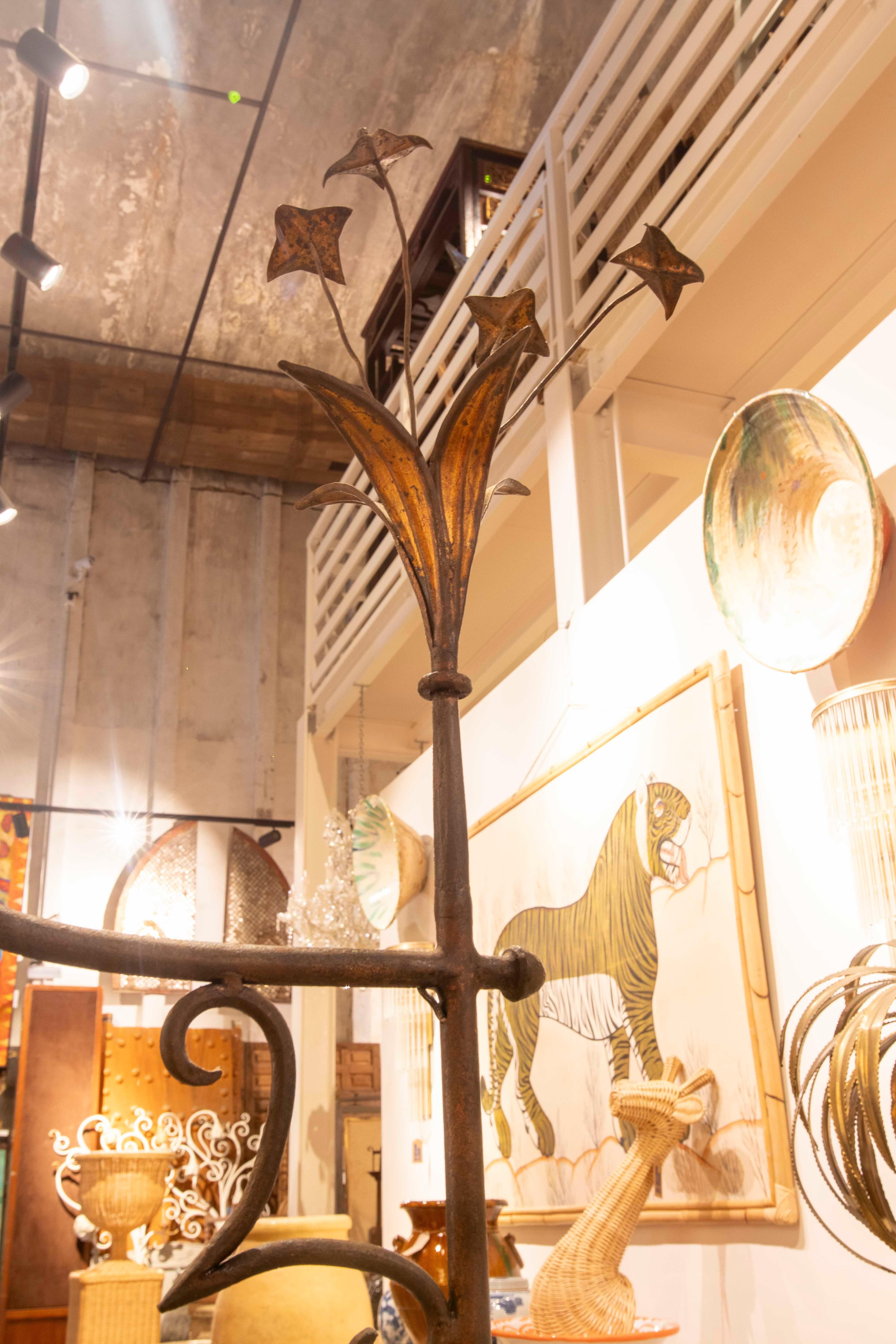 20th Century 1970s Iron Floor Lamp For Sale