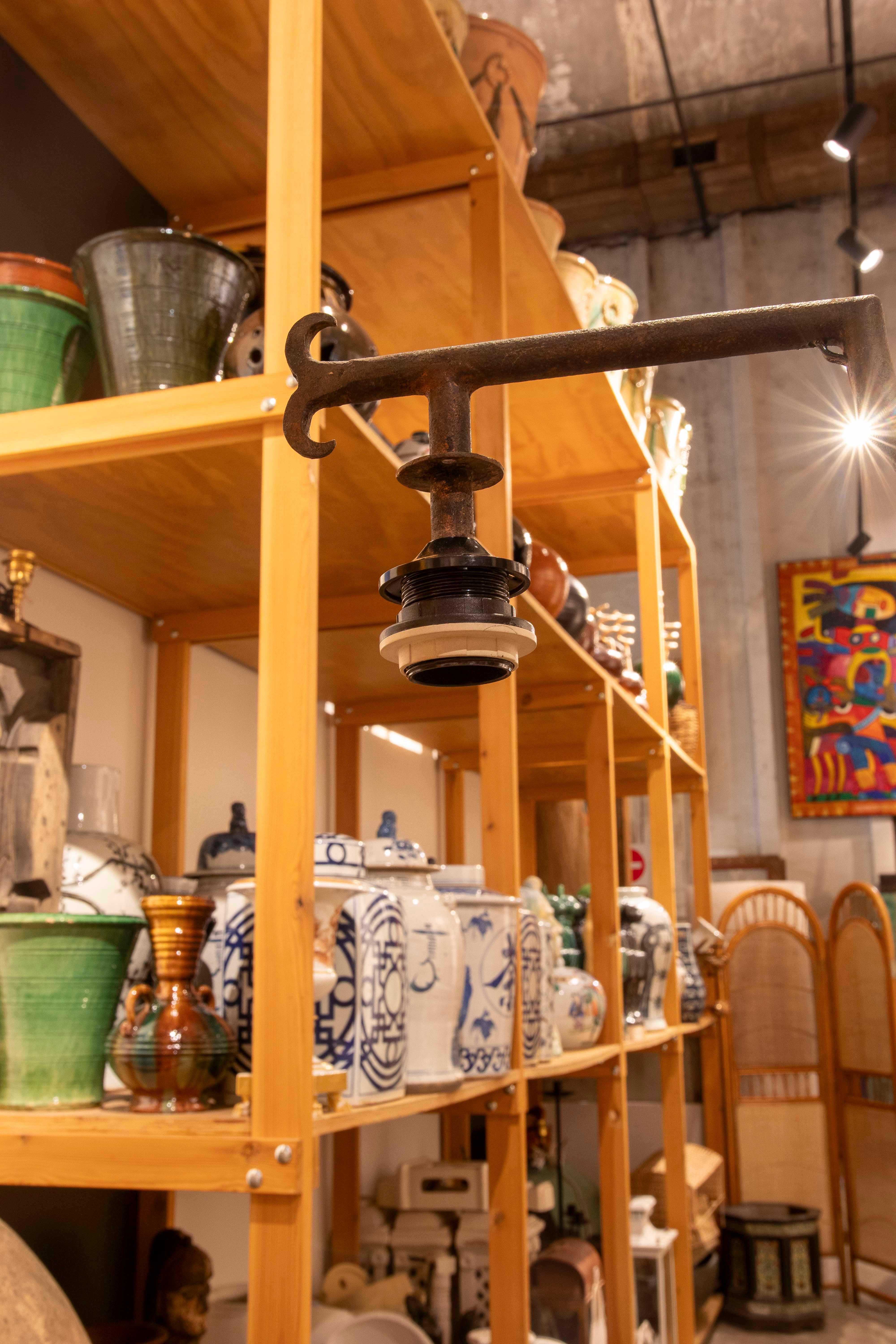 1970s Iron Floor Lamp For Sale 1