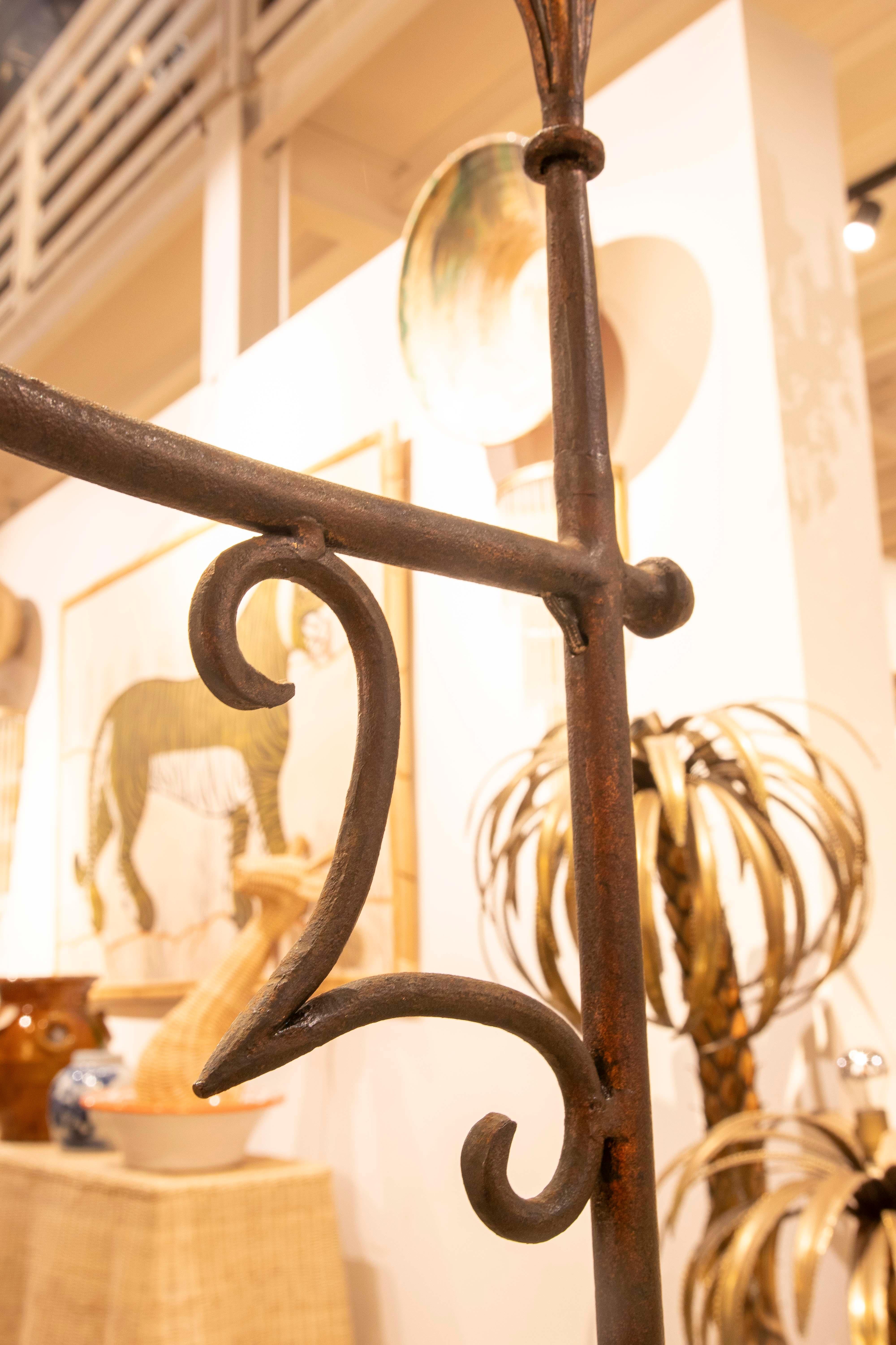 1970s Iron Floor Lamp For Sale 2