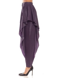 1970S ISSEY MIYAKE Eggplant Purple Pants