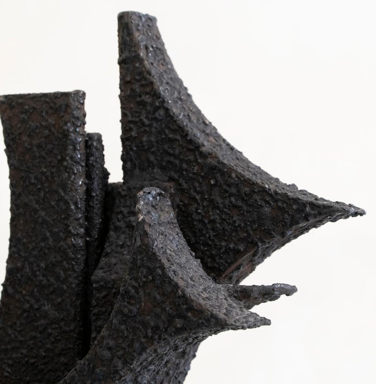 1970s Italian Abstract Steel Sculpture By Antonio Murri 3