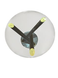 1970s Italian Architectural Tripod Side Table