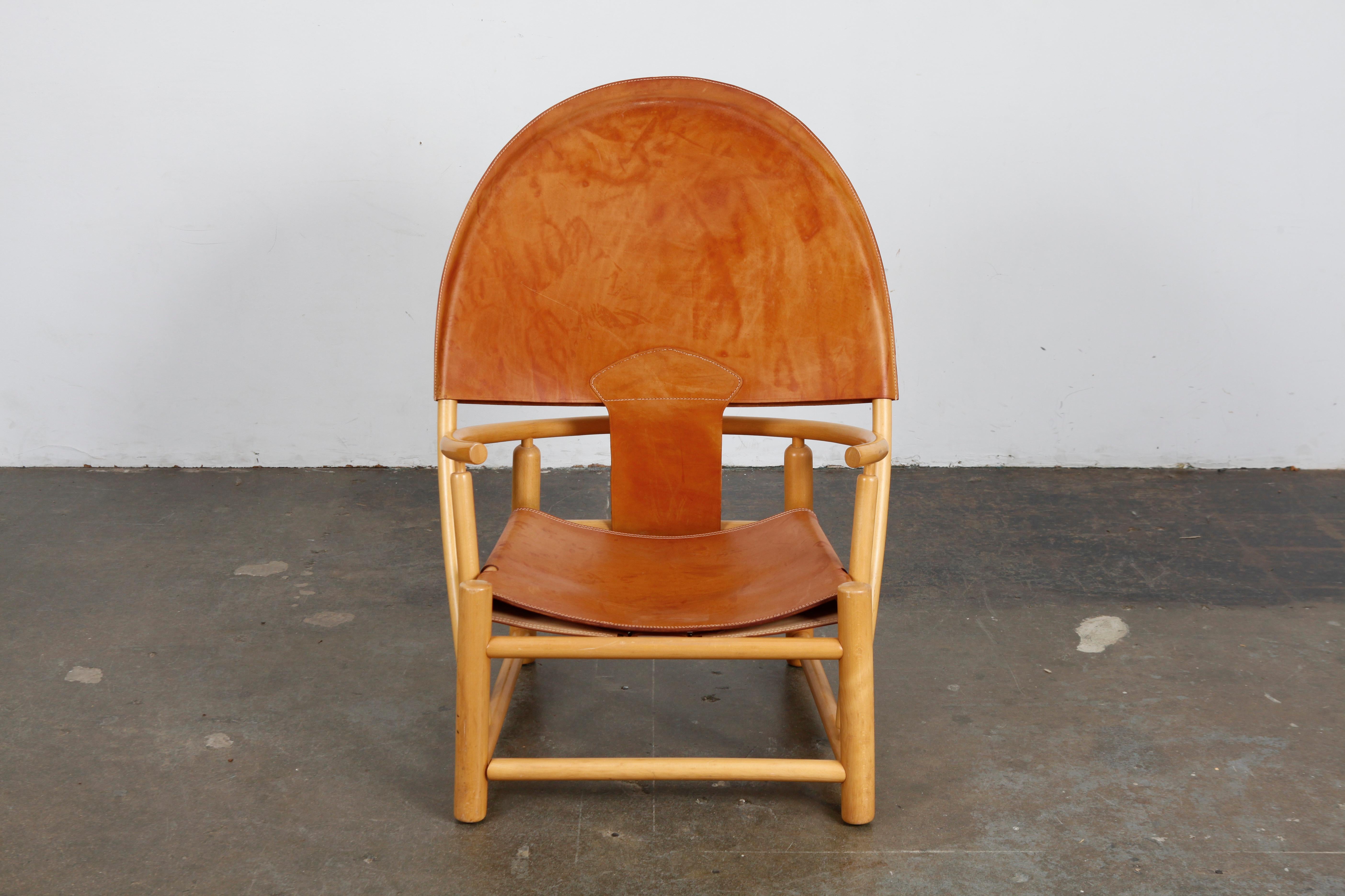 1970s Italian Beech Lounge Chair by Piero Palange and Werther Toffoloni For Sale 2