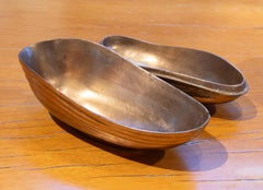 Caja italiana de los años 70 con tapa de bronce firmada por el artista Esa Fedrigolli