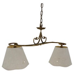 Used 1970s Italian Brass Chandelier 