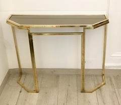1970s Italian Brass Console
