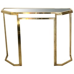 1970s Italian Brass Console