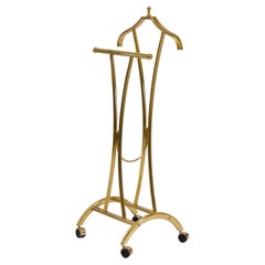1970’s Italian Brass Plated Valet Stand