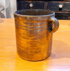 1970s Italian Bronze Ice Bucket Signed by the Artist Esa Fedrigolli