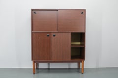 1970s Italian Cabinet With Sliding Doors