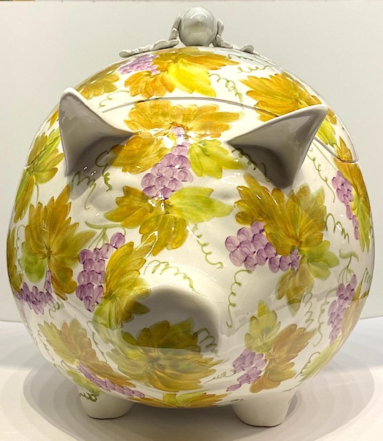 1970s Italian Ceramic Pig Tureen 9