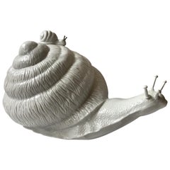1970s Italian Ceramic Snail and Her Baby