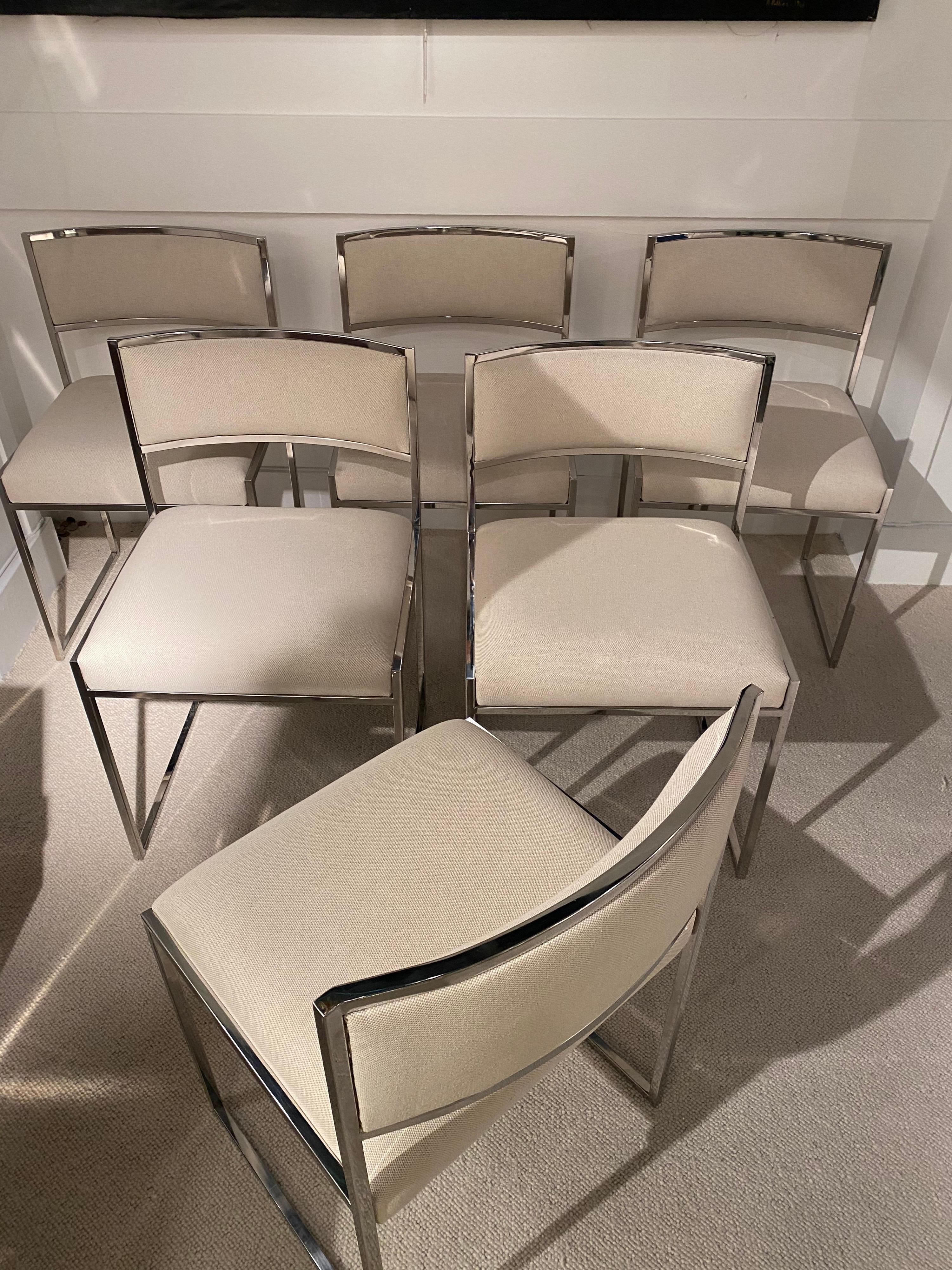 6 Chairs By Willy Rizzo 9