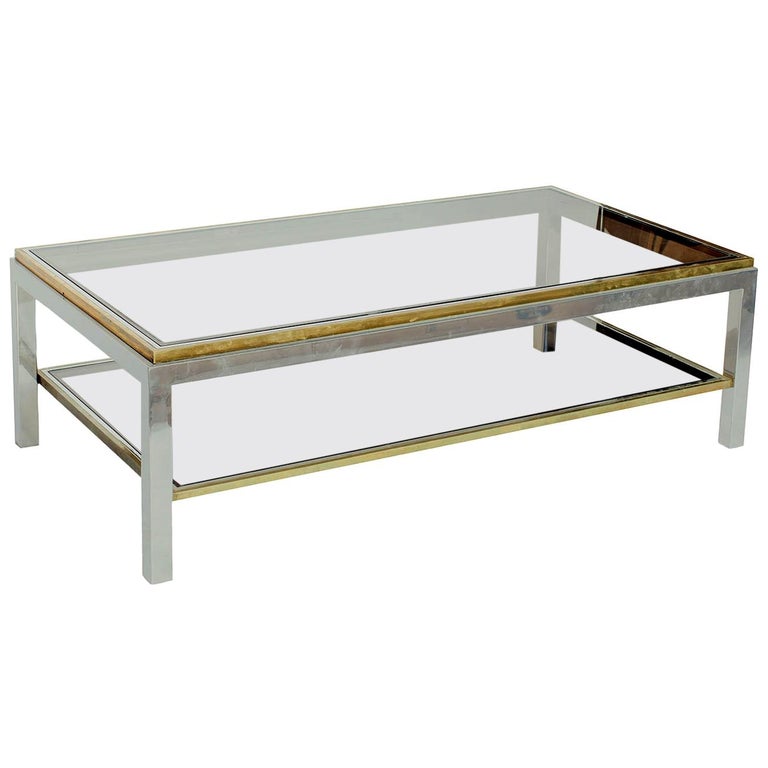 Furniture of America Marilyn Geometric Coffee Table Chrome Furniture of America Marilyn Geometric Coffee Table Chrome
