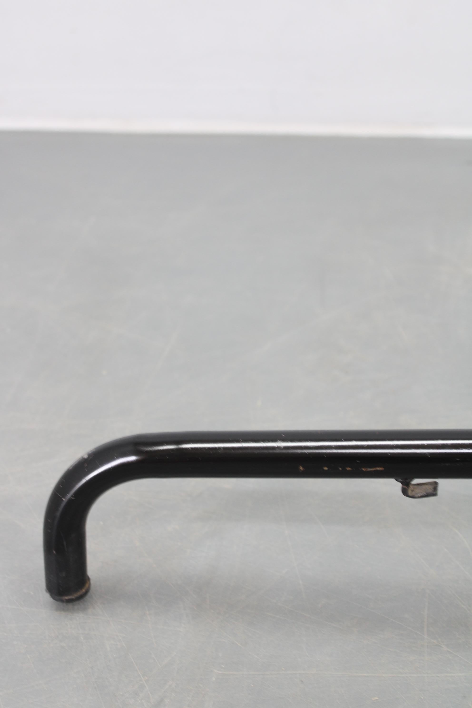 1970s Italian Chrome & Lacquered Iron Coat Rack with Plastic Ball Hooks For Sale 1