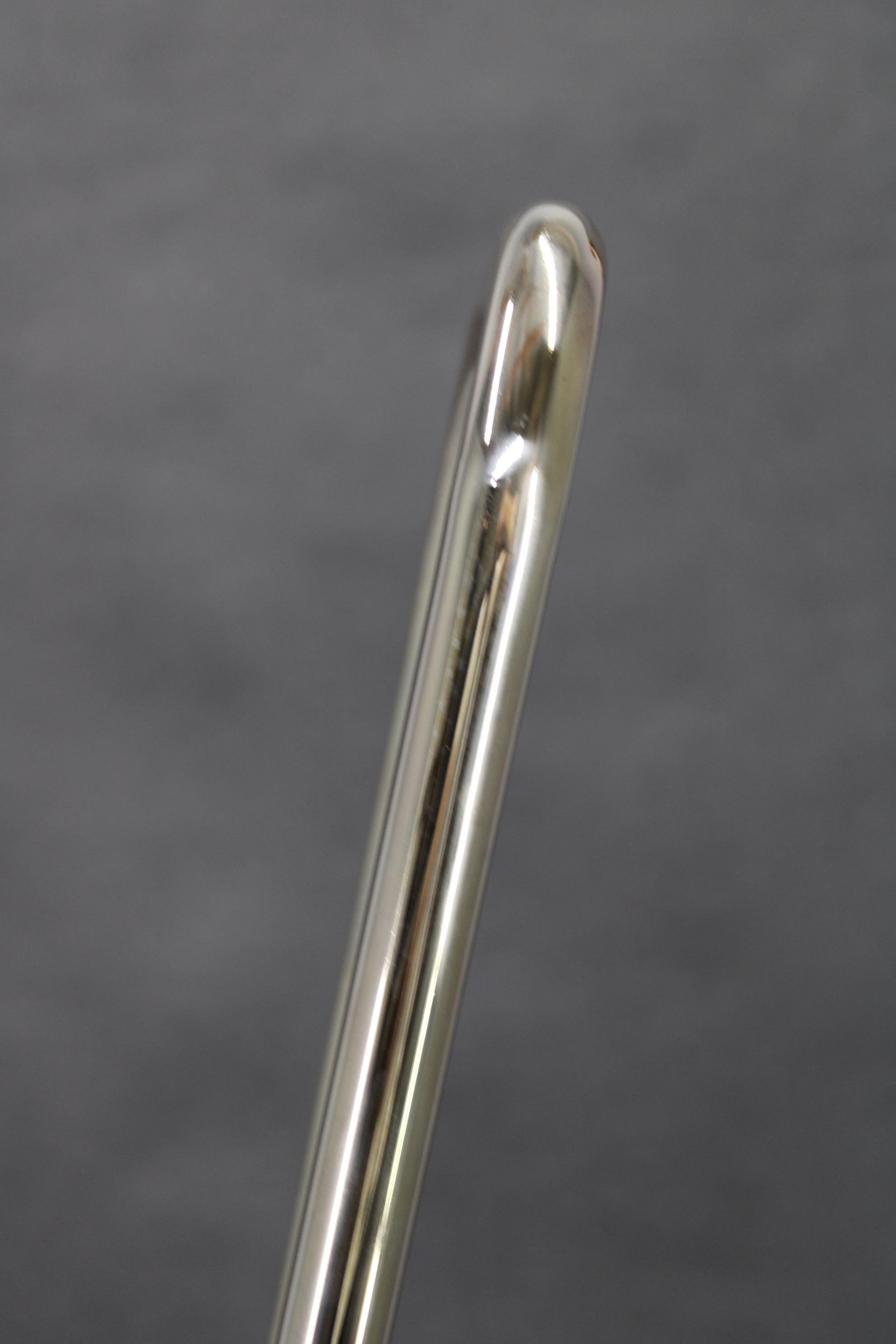 Miroir à poser tubulaire chromé italien des années 1970 en vente 7