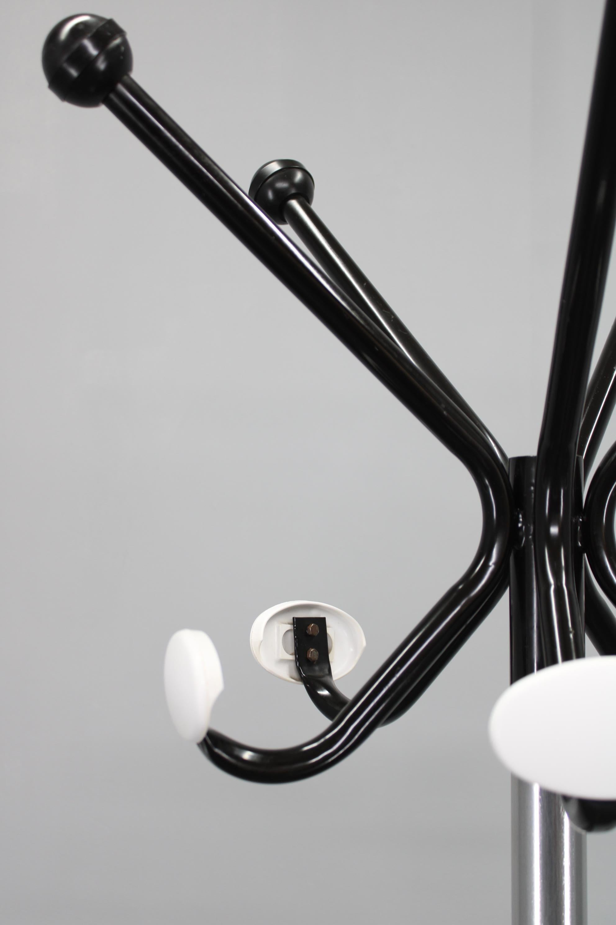 Chrome 1970s Italian Coat Hanger For Sale
