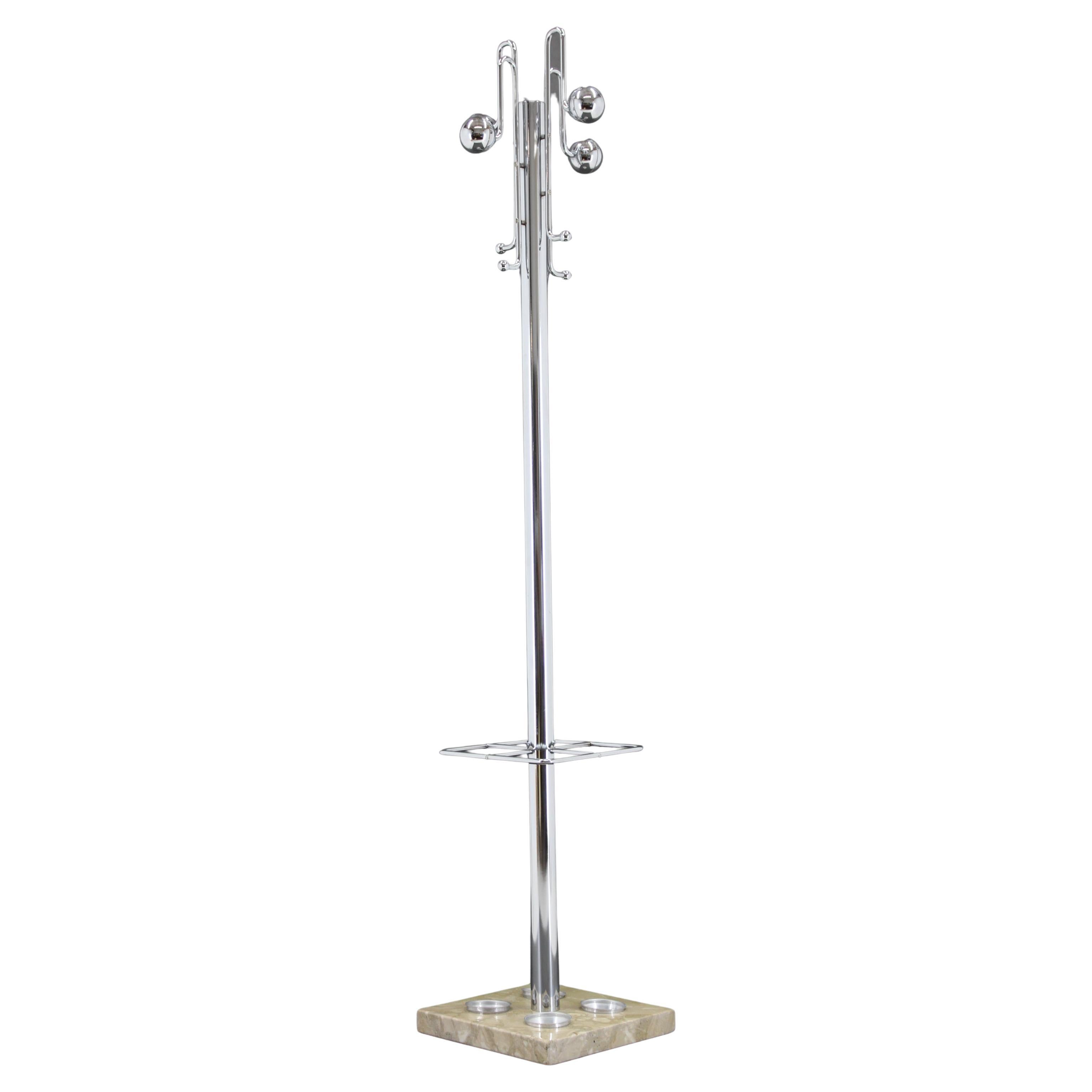 1970s Italian Coat Hanger With Marble Base