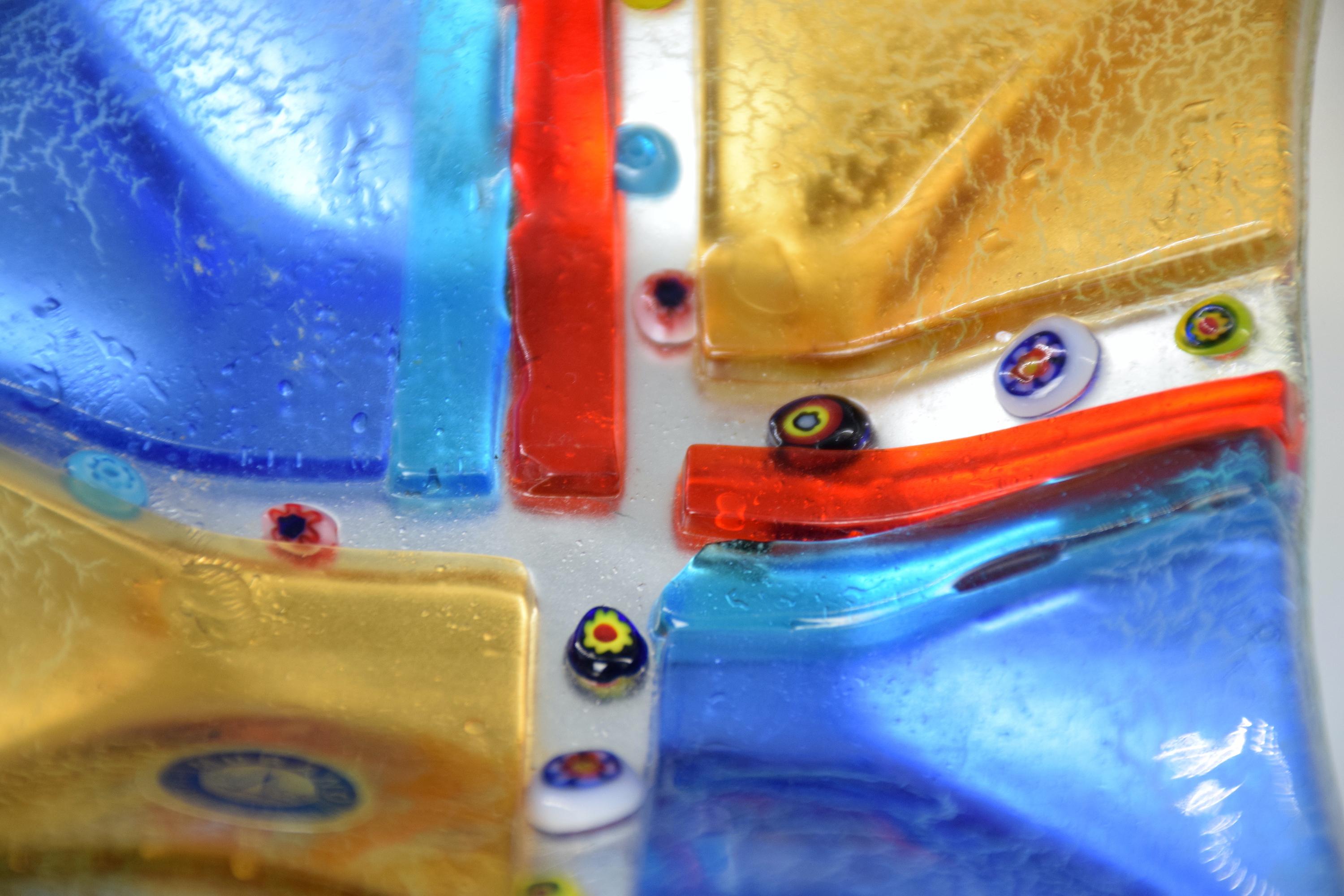1970s Italian Colorful Ashtray in Murano Glass 5