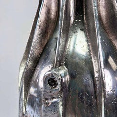 Lámpara Colgante de Techo de Aluminio Fundido Cortem Italiano de 1970