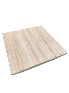 1970s Italian Designer Large Travertine Marble Modern Coffee Table