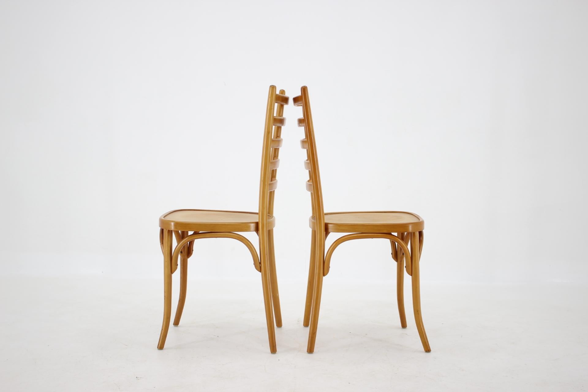 Wood 1970s Italian Dining Chairs, Set of 4 For Sale