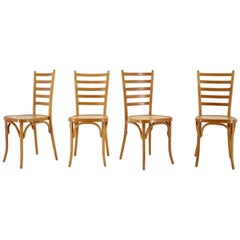 Used 1970s Italian Dining Chairs, Set of 4