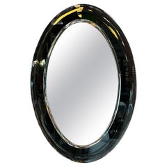 1970s Italian Double Glass Wall Mirror
