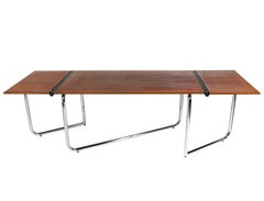 1970s Italian Drop Leaf Dining Table or Desk