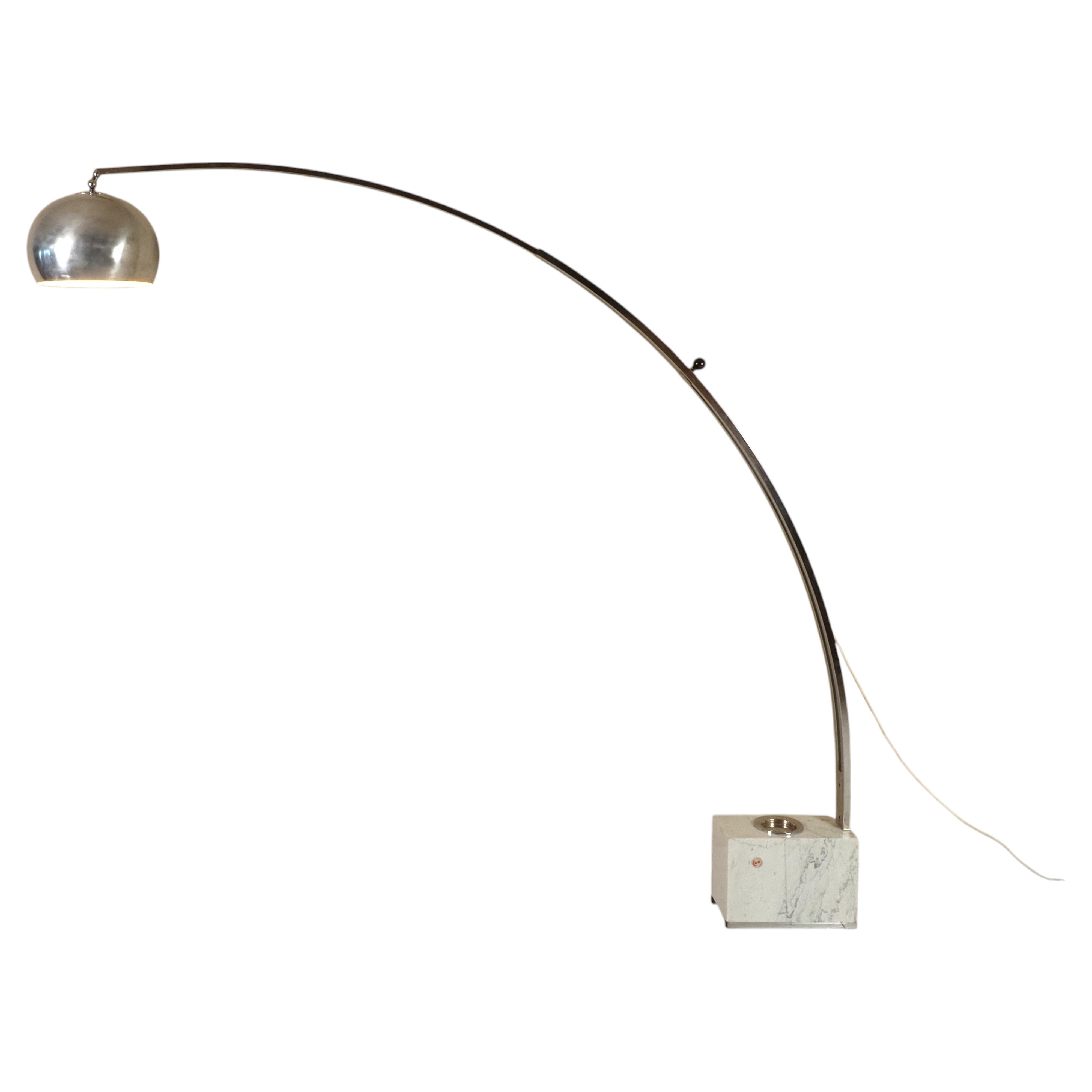 1970's Italian extendable arch floorlamp