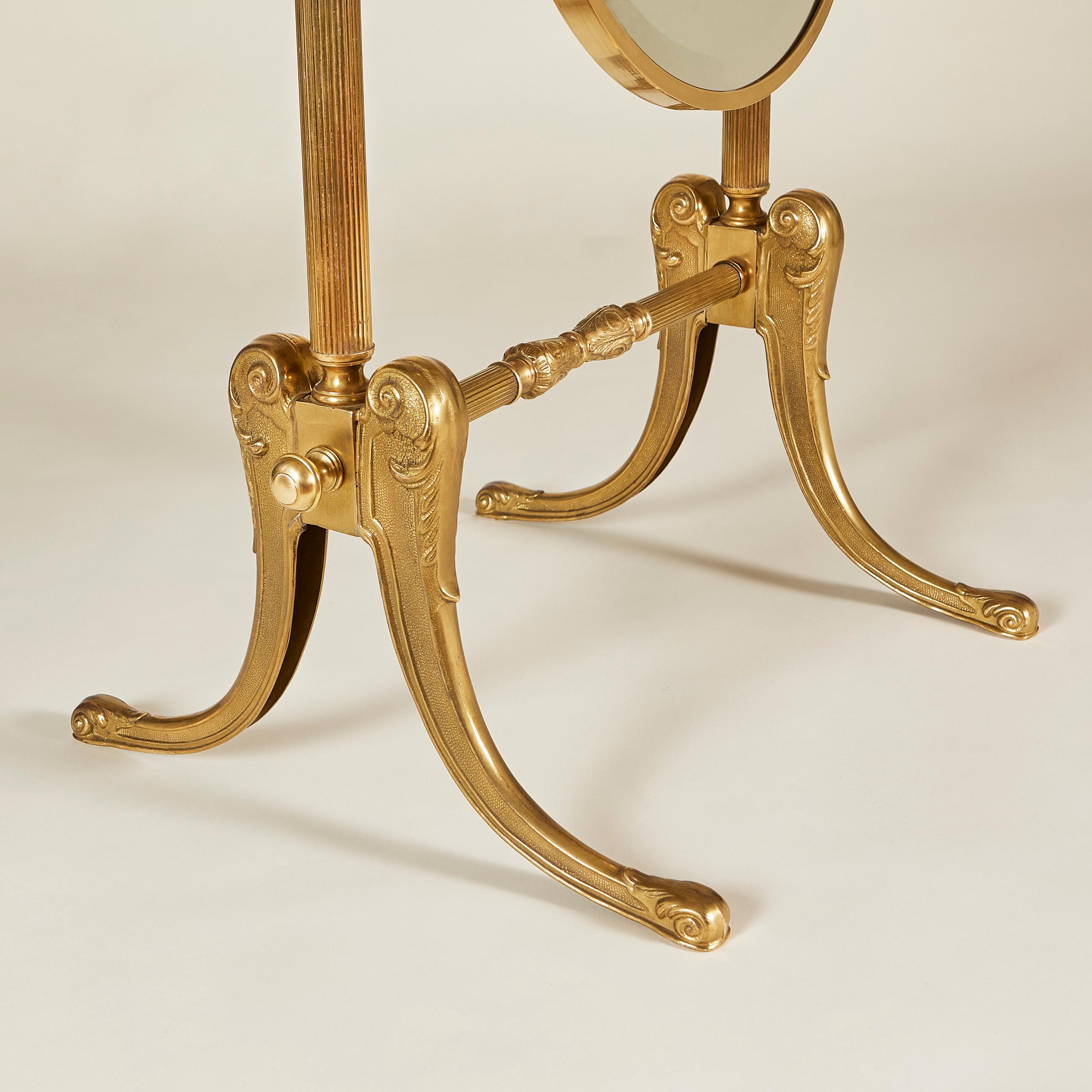 1970s Italian Freestanding Dressing Mirror In Good Condition In London, GB