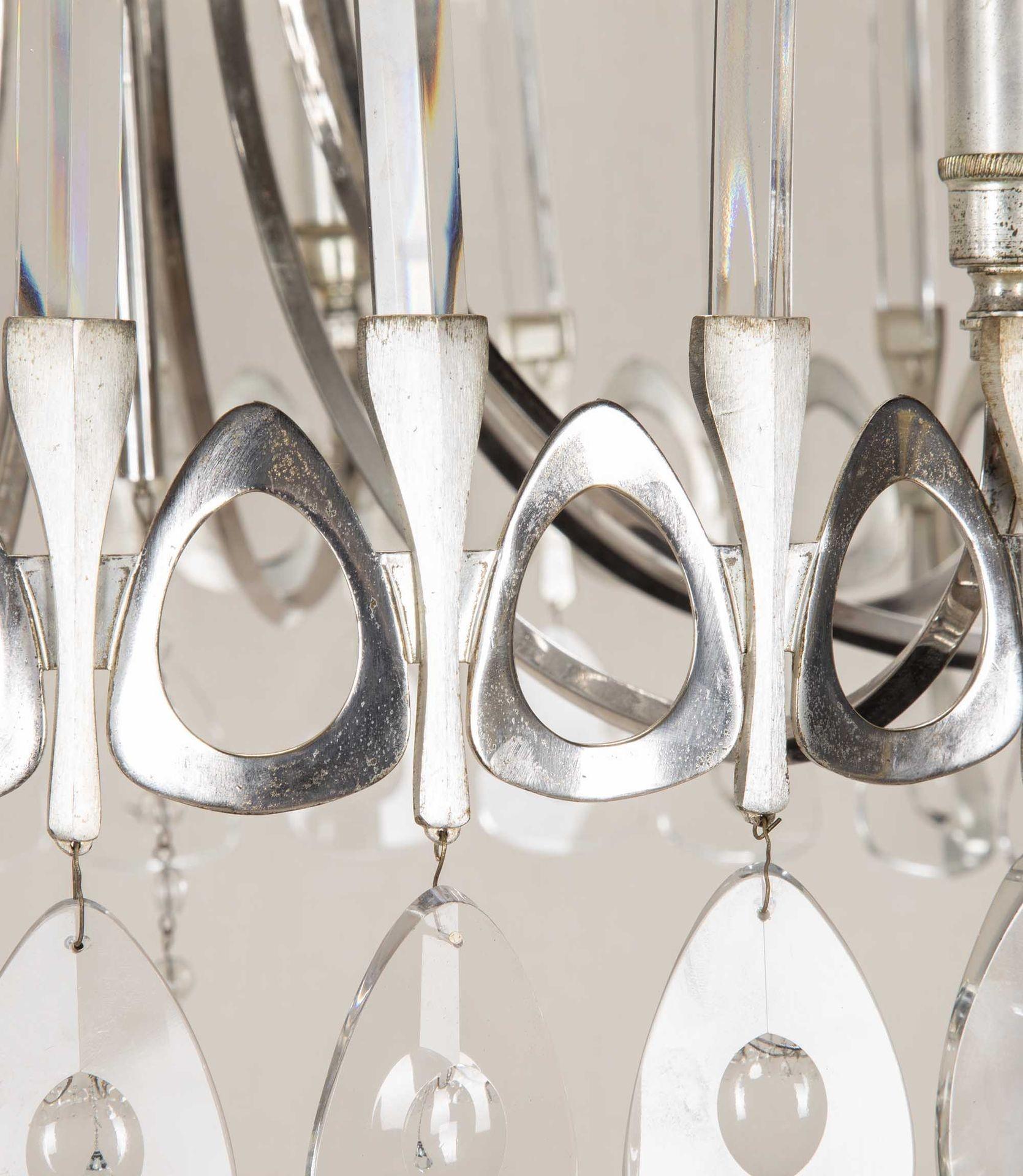 XX secolo Lampadario a dodici luci Gaetano Sciolari degli anni Settanta in vendita